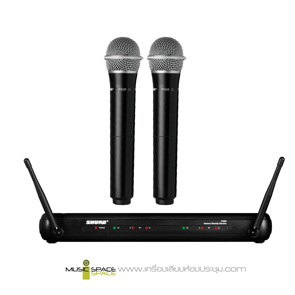 ไมโครโฟนไร้สาย ไมค์ลอย SHURE SVX288/PG28